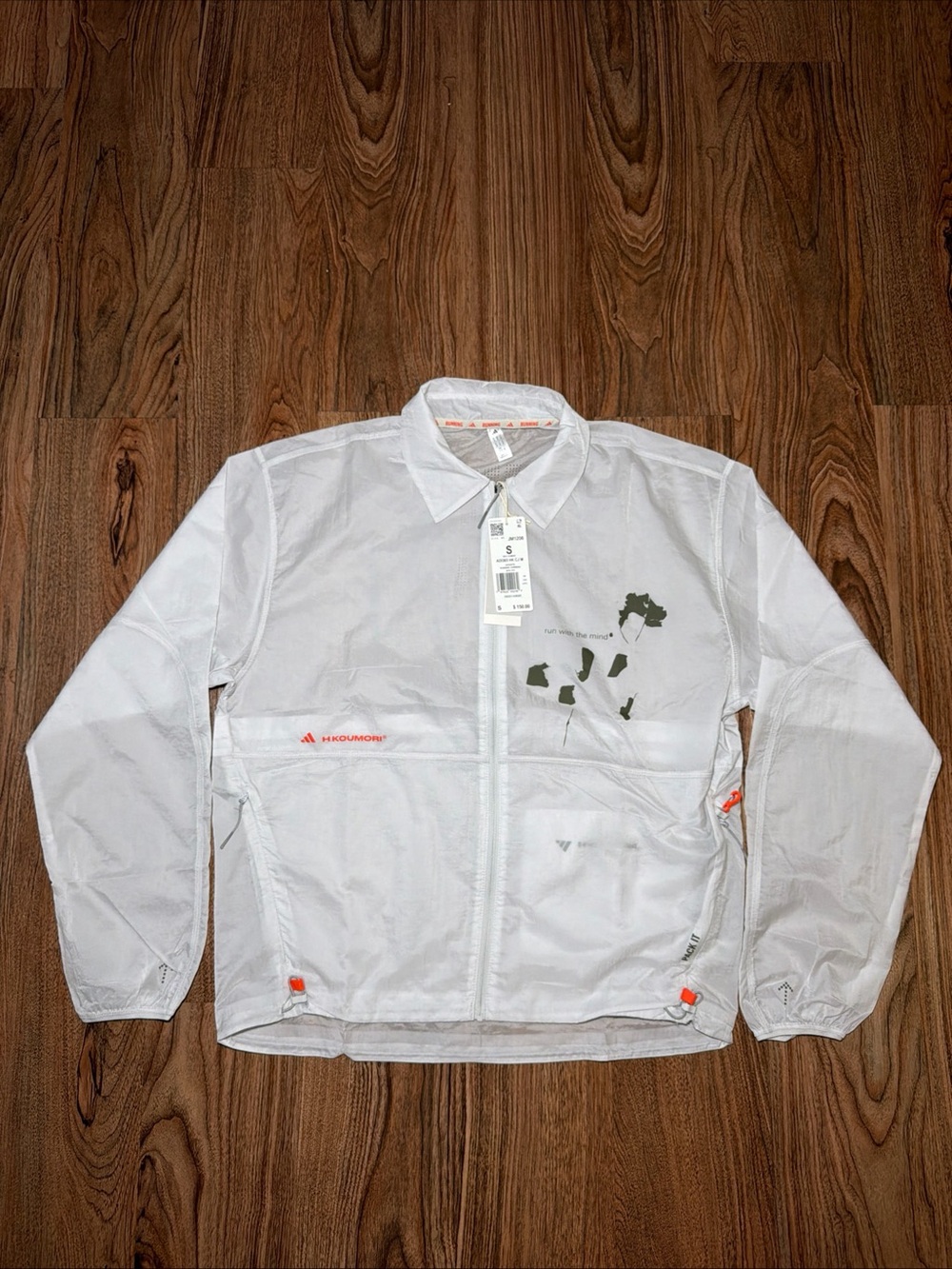 Adidas ADI365 Hermanos Koumori Coach Running Jacket JM1206  Men’s Size Small NWT